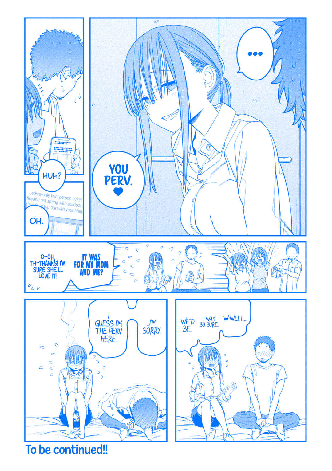 Page 13 Chapter 72 Getsuyoubi no Tawawa (Blue) (Fan Colored)