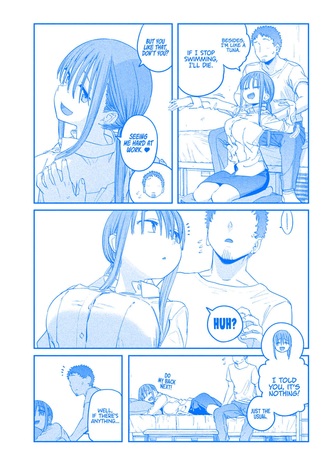 Page 6 Chapter 72 Getsuyoubi no Tawawa (Blue) (Fan Colored)