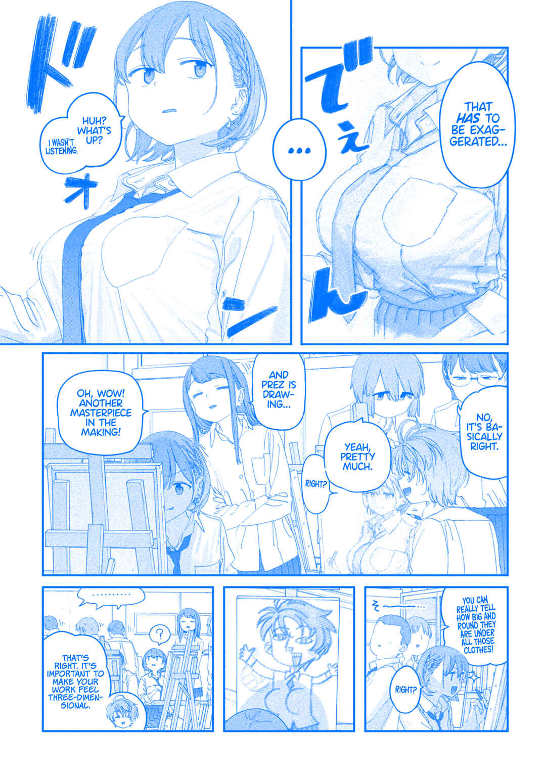 Page 6 Chapter 115 Getsuyoubi no Tawawa (Blue) (Fan Colored)