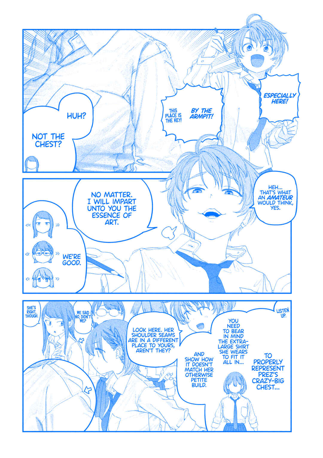 Page 7 Chapter 115 Getsuyoubi no Tawawa (Blue) (Fan Colored)