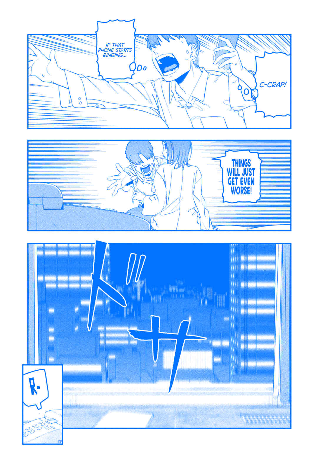 Page 10 Chapter 74 Getsuyoubi no Tawawa (Blue) (Fan Colored)