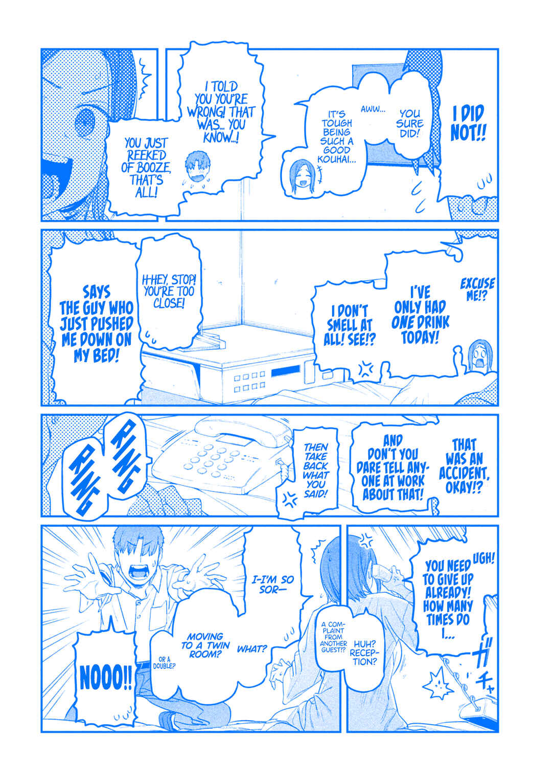 Page 14 Chapter 74 Getsuyoubi no Tawawa (Blue) (Fan Colored)