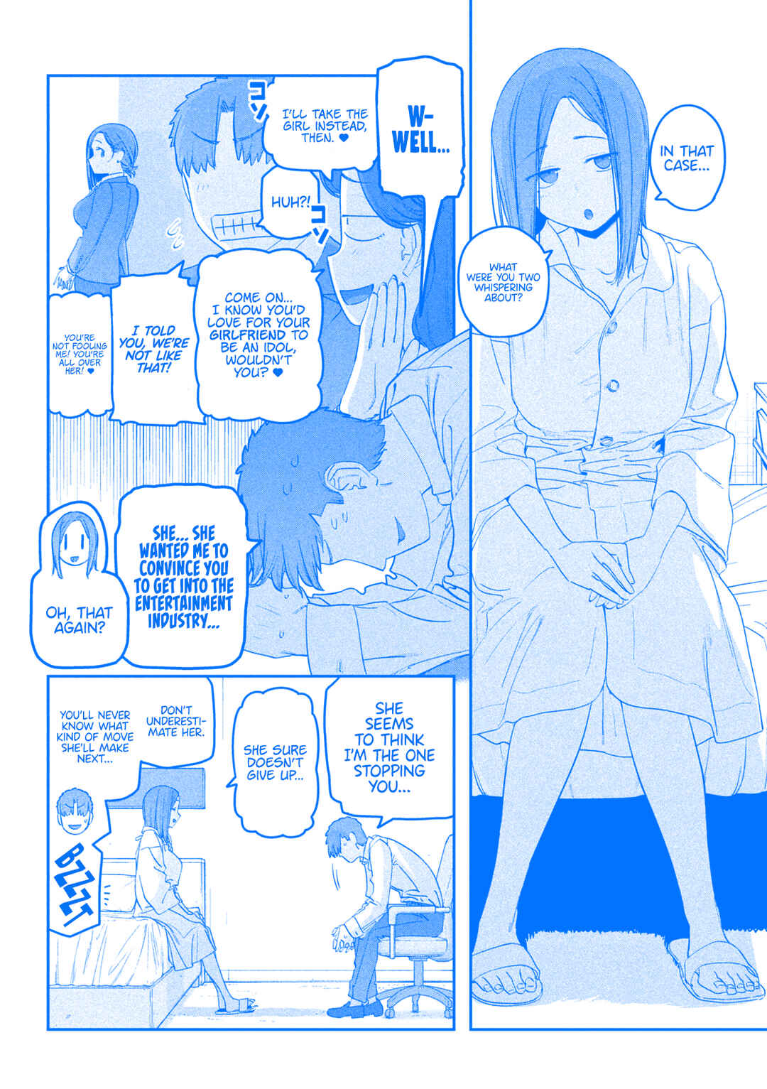 Page 8 Chapter 74 Getsuyoubi no Tawawa (Blue) (Fan Colored)