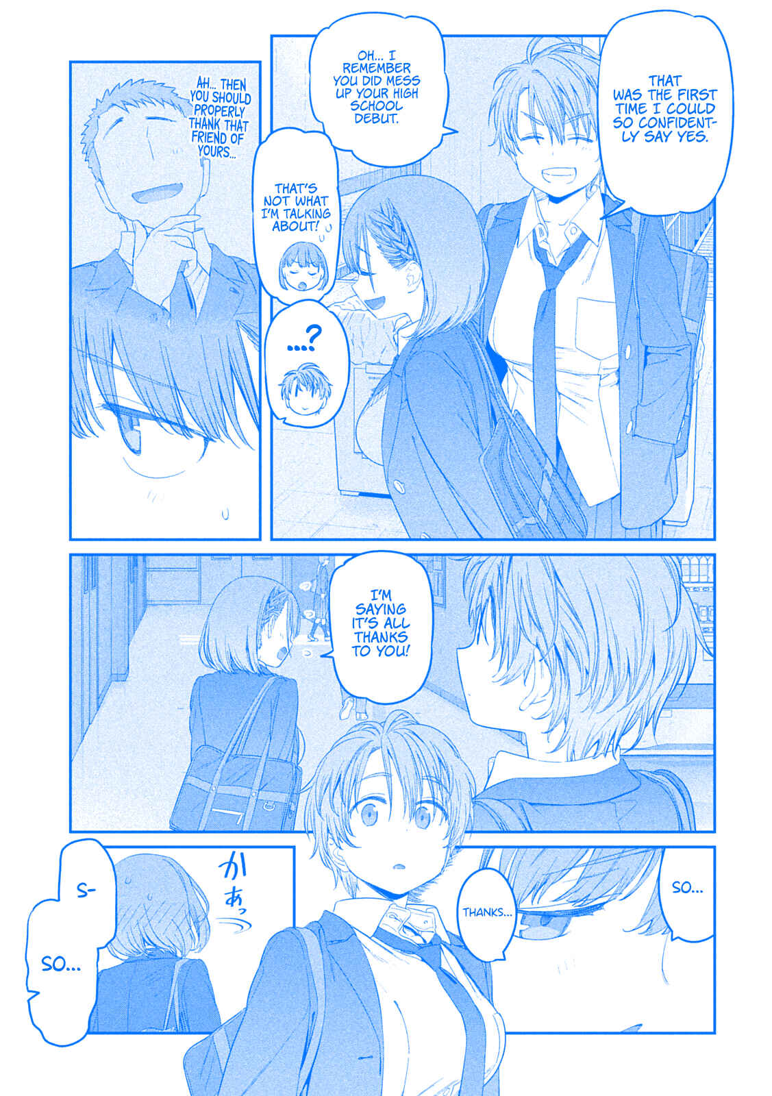 Page 12 Chapter 30 Getsuyoubi no Tawawa (Blue) (Fan Colored)