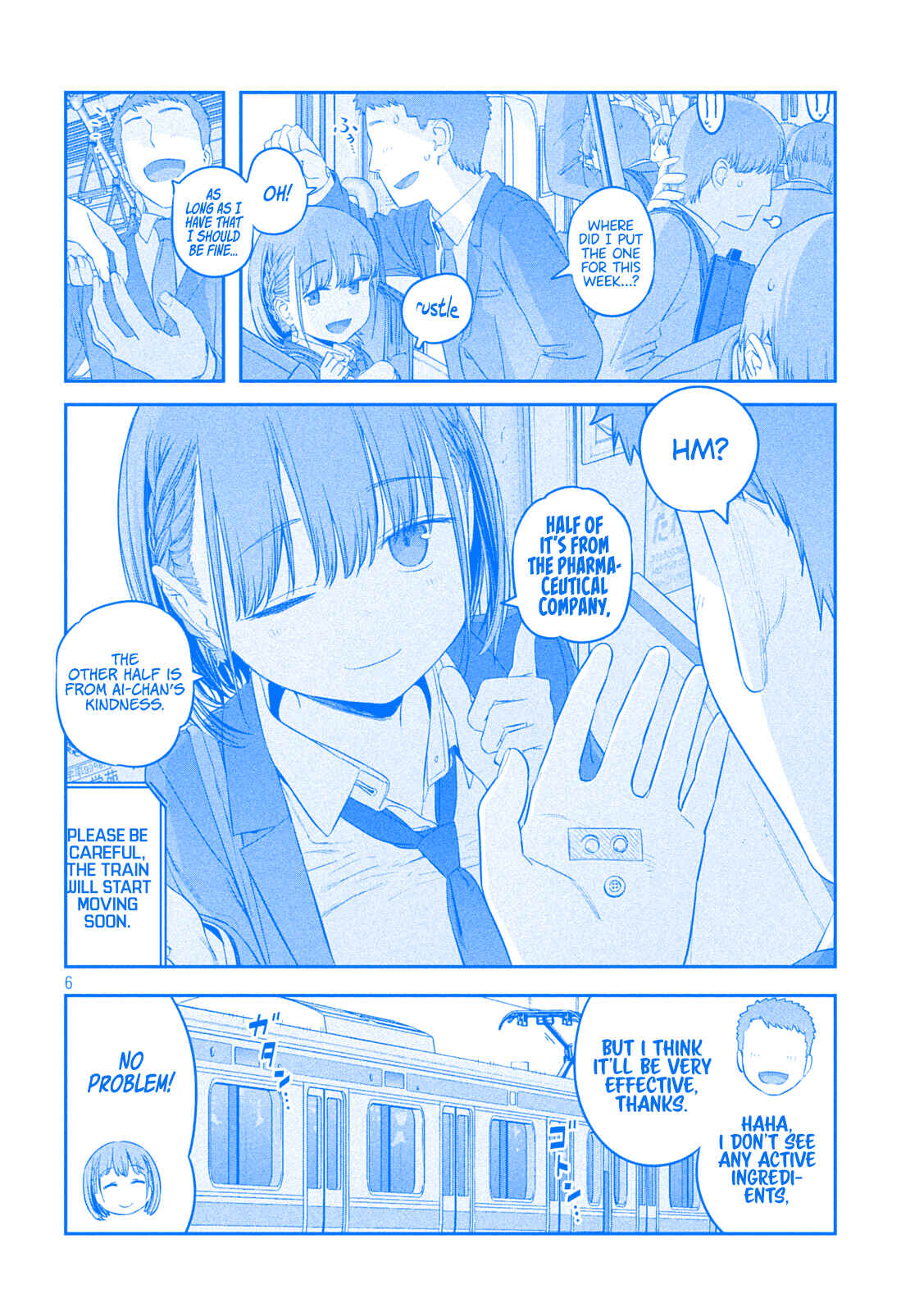 Page 6 Chapter 39 Getsuyoubi no Tawawa (Blue) (Fan Colored)