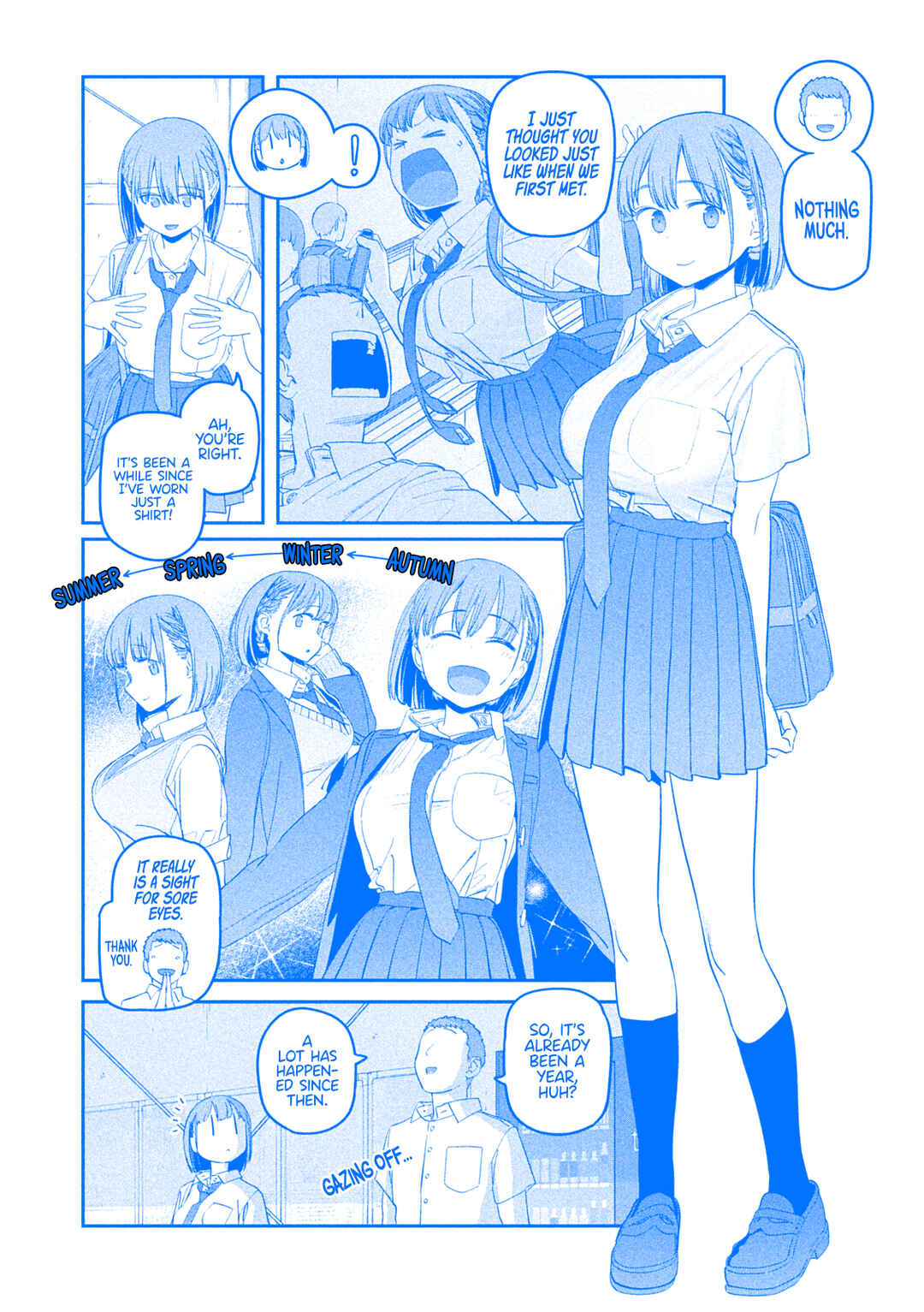 Page 3 Chapter 56 Getsuyoubi no Tawawa (Blue) (Fan Colored)