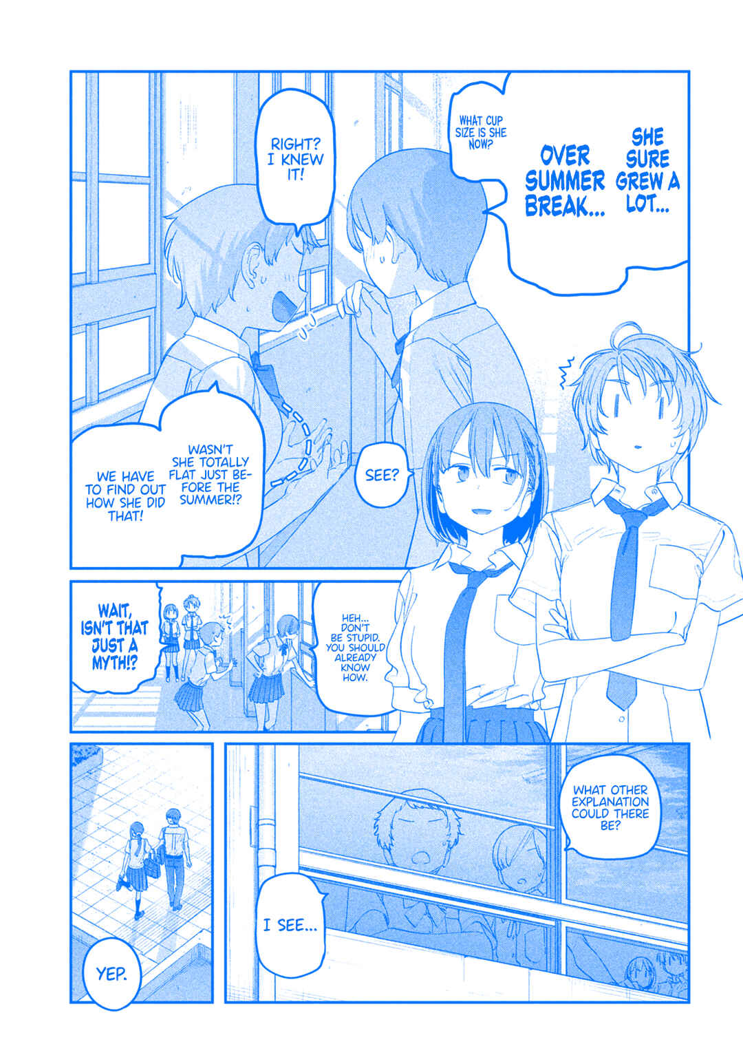 Page 12 Chapter 71 Getsuyoubi no Tawawa (Blue) (Fan Colored)