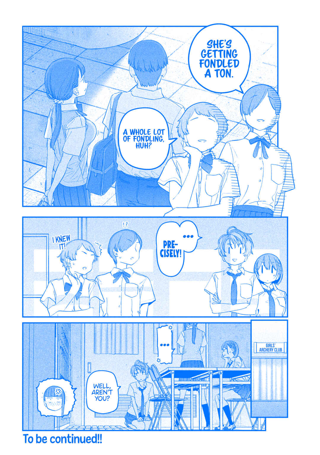 Page 13 Chapter 71 Getsuyoubi no Tawawa (Blue) (Fan Colored)