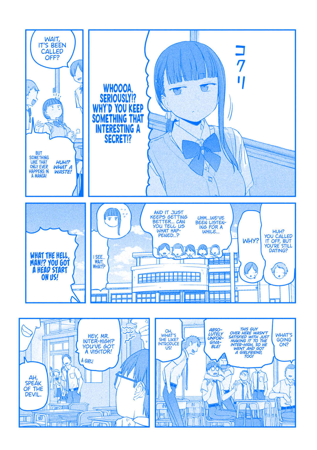 Page 4 Chapter 71 Getsuyoubi no Tawawa (Blue) (Fan Colored)