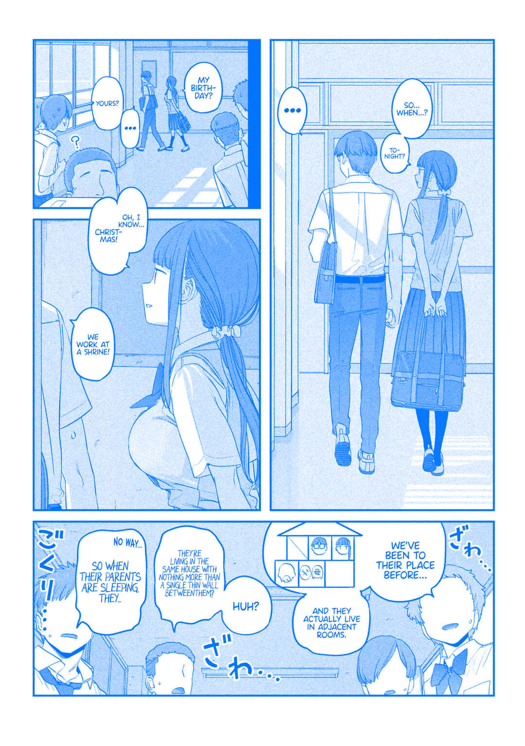 Page 9 Chapter 71 Getsuyoubi no Tawawa (Blue) (Fan Colored)