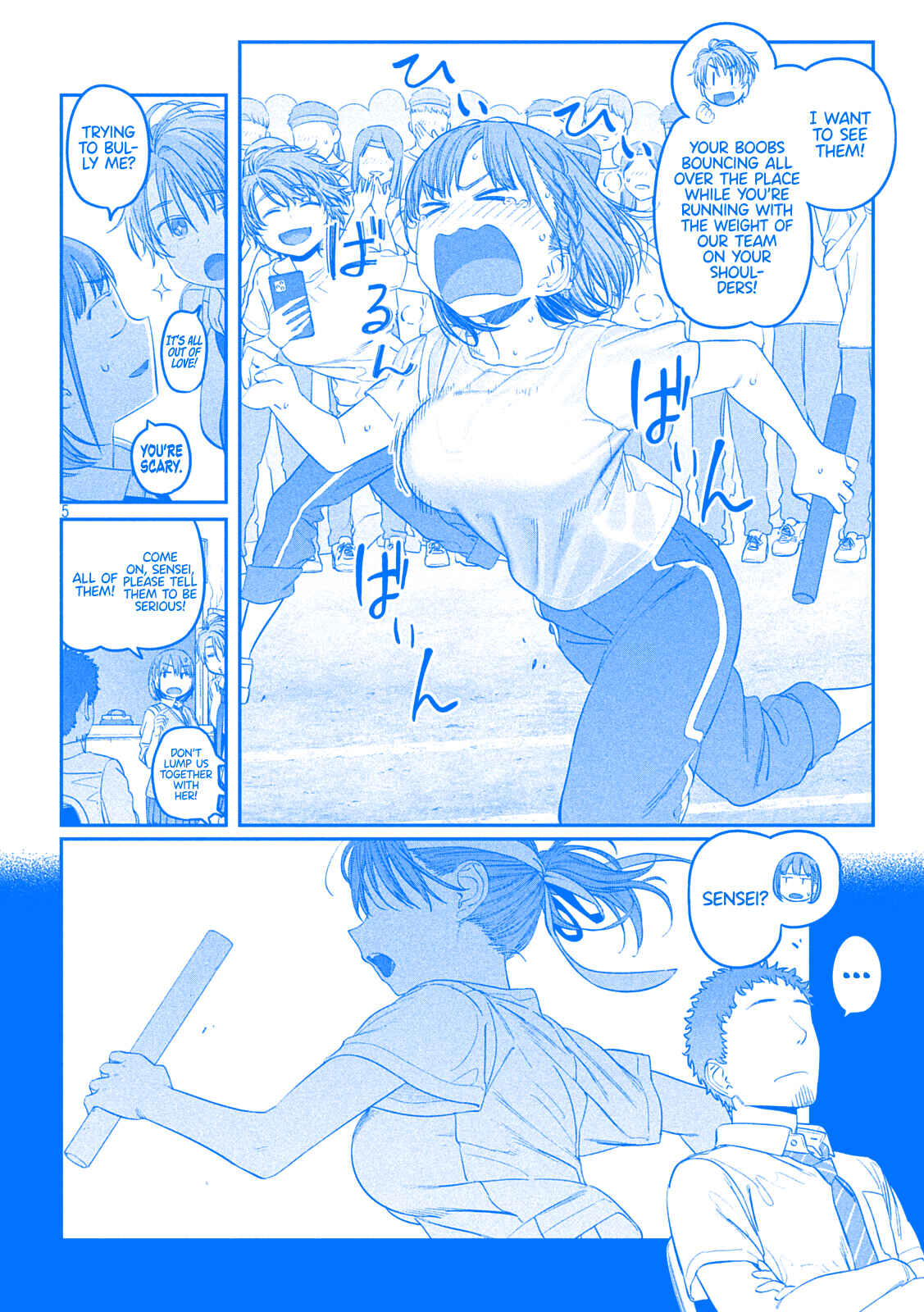 Page 5 Chapter 44 Getsuyoubi no Tawawa (Blue) (Fan Colored)