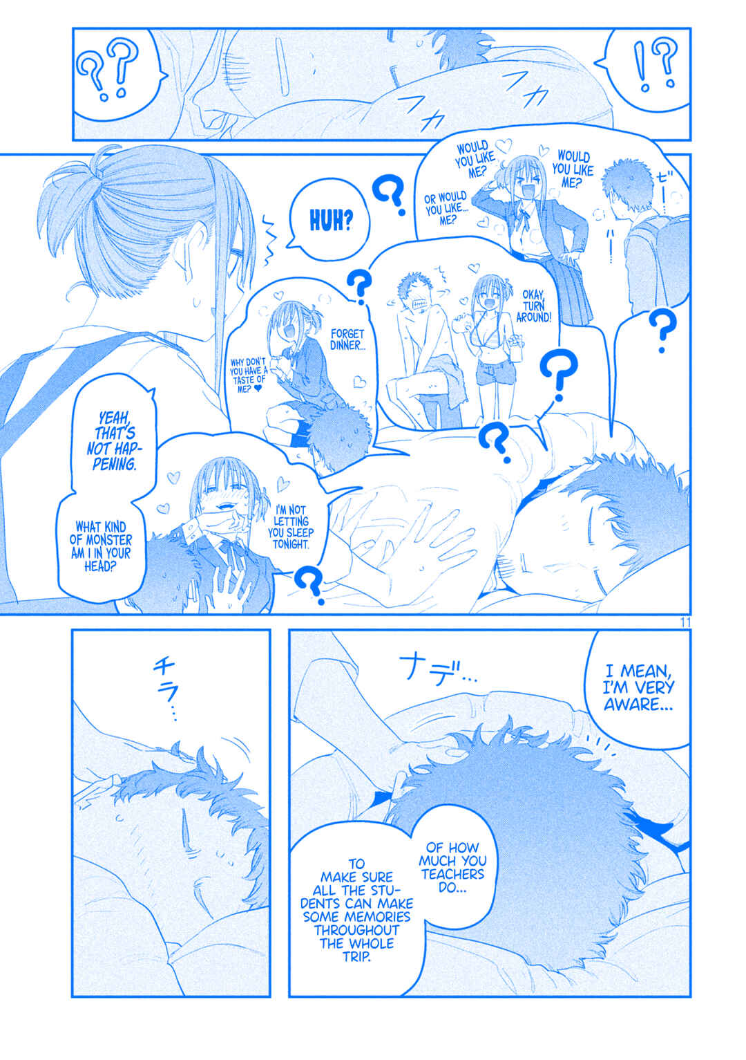 Page 12 Chapter 102 Getsuyoubi no Tawawa (Blue) (Fan Colored)