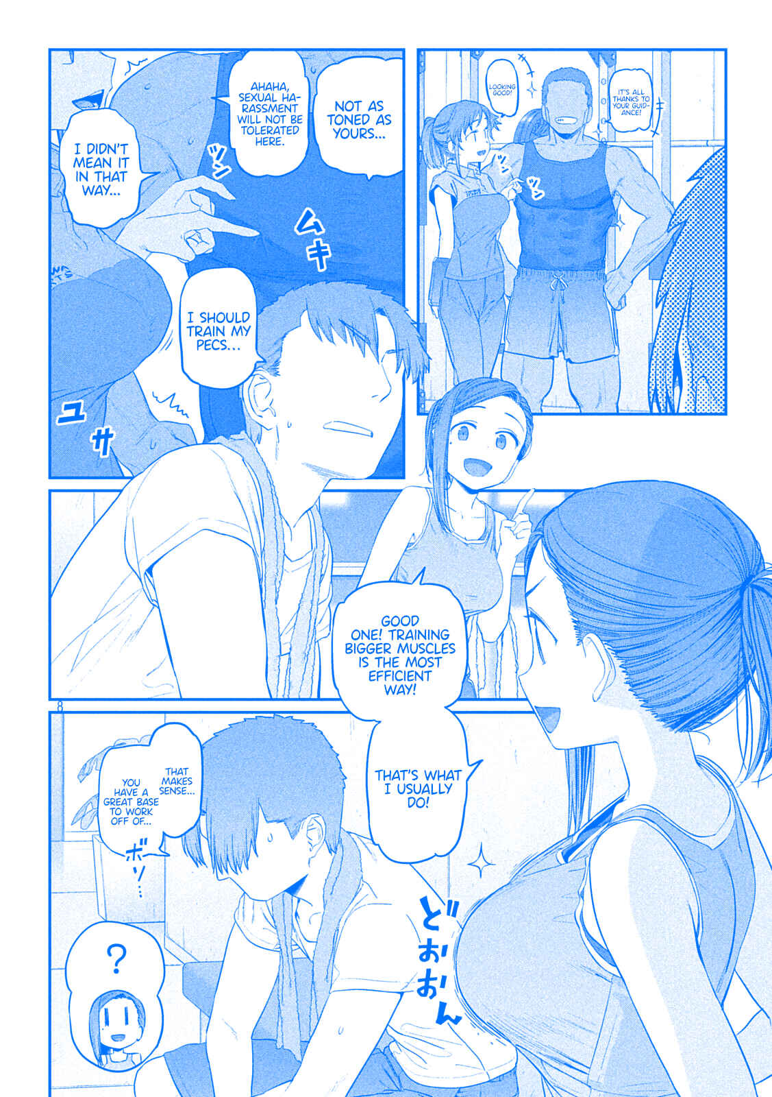 Page 8 Chapter 38 Getsuyoubi no Tawawa (Blue) (Fan Colored)