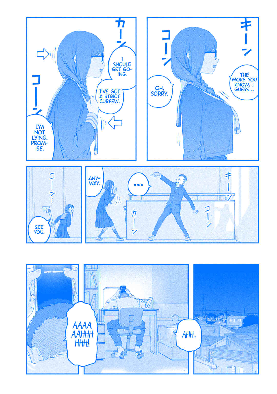 Page 12 Chapter 109 Getsuyoubi no Tawawa (Blue) (Fan Colored)
