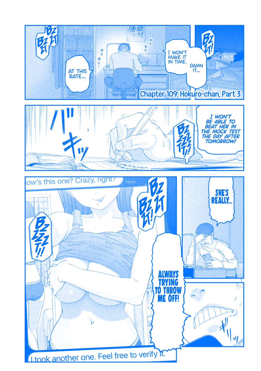 Page 2 Chapter 109 Getsuyoubi no Tawawa (Blue) (Fan Colored)