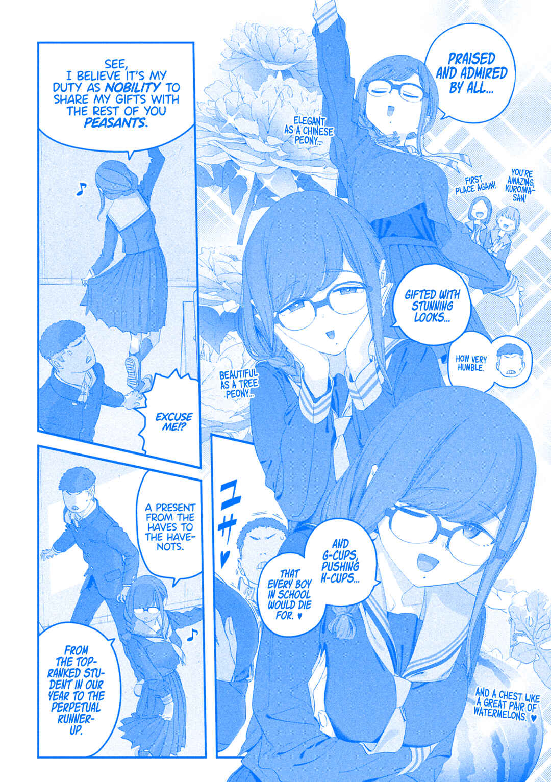 Page 5 Chapter 109 Getsuyoubi no Tawawa (Blue) (Fan Colored)