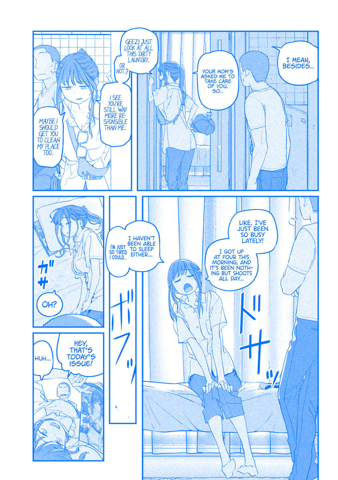 Page 10 Chapter 68 Getsuyoubi no Tawawa (Blue) (Fan Colored)