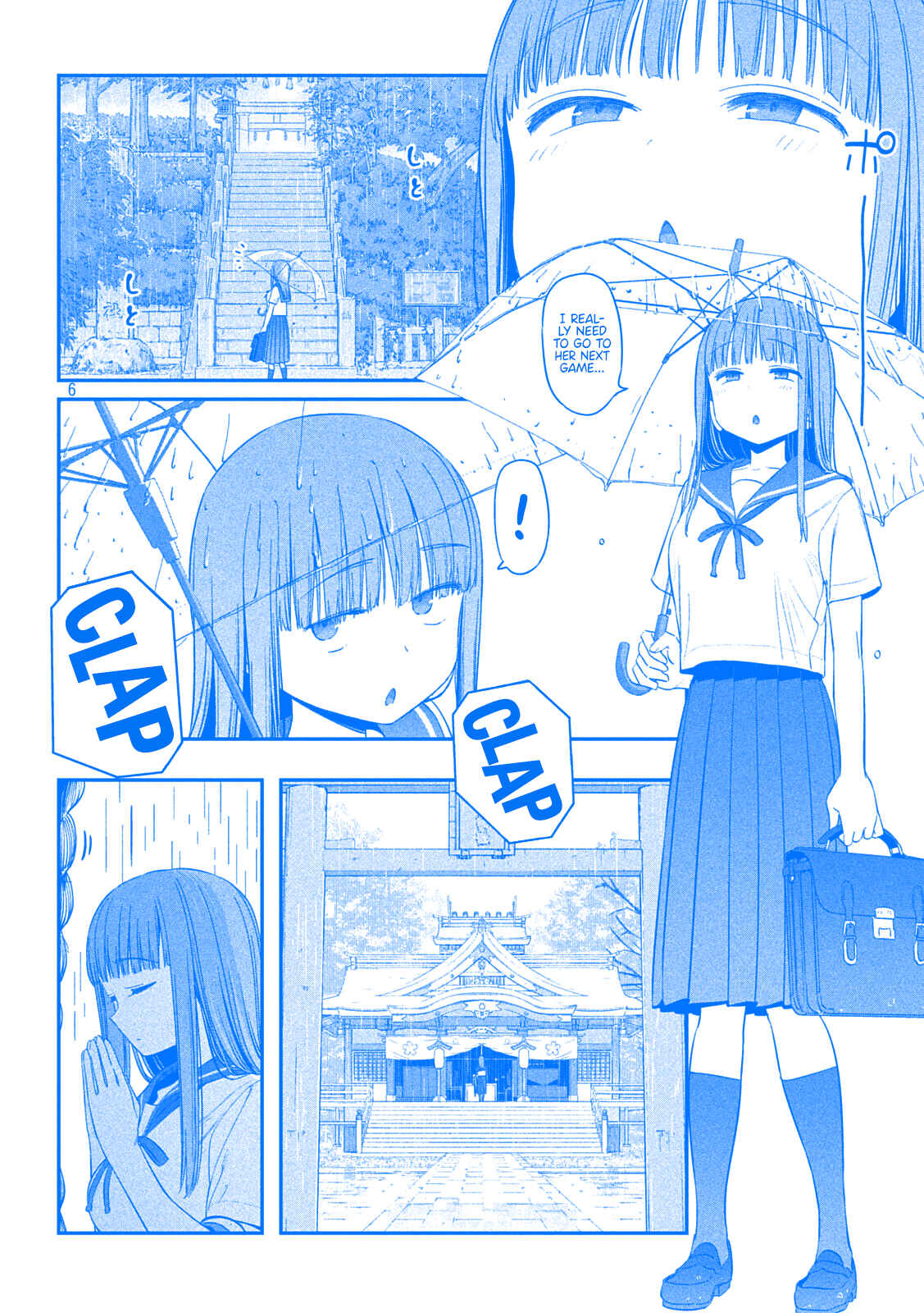 Page 6 Chapter 42 Getsuyoubi no Tawawa (Blue) (Fan Colored)