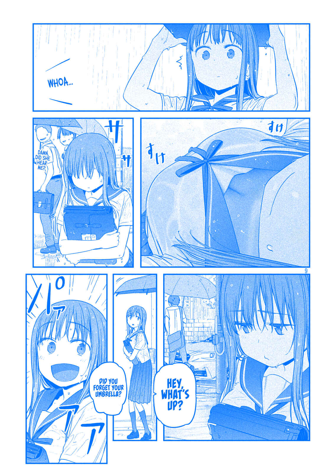 Page 9 Chapter 42 Getsuyoubi no Tawawa (Blue) (Fan Colored)