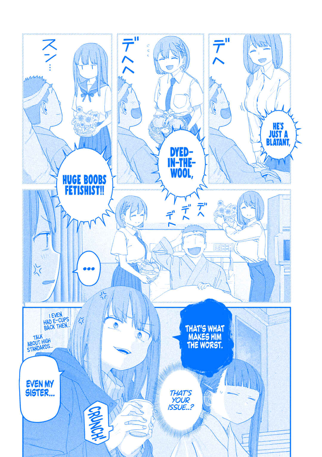 Page 4 Chapter 125 Getsuyoubi no Tawawa (Blue) (Fan Colored)