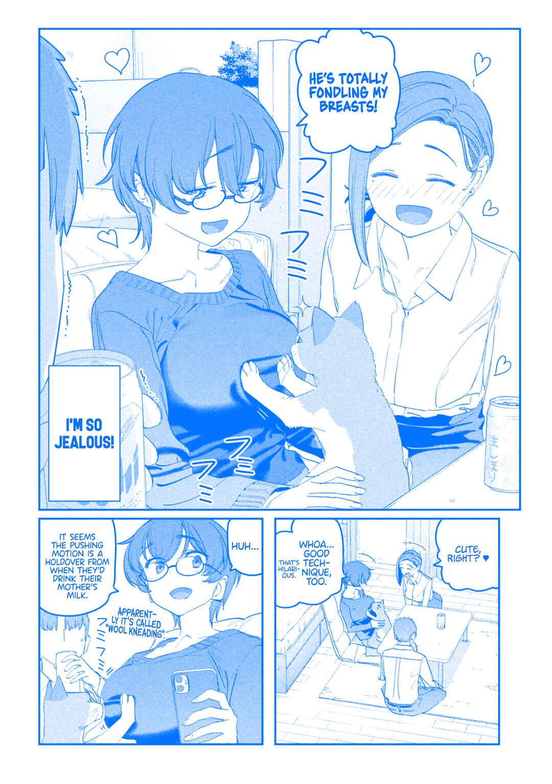 Page 3 Chapter 93 Getsuyoubi no Tawawa (Blue) (Fan Colored)