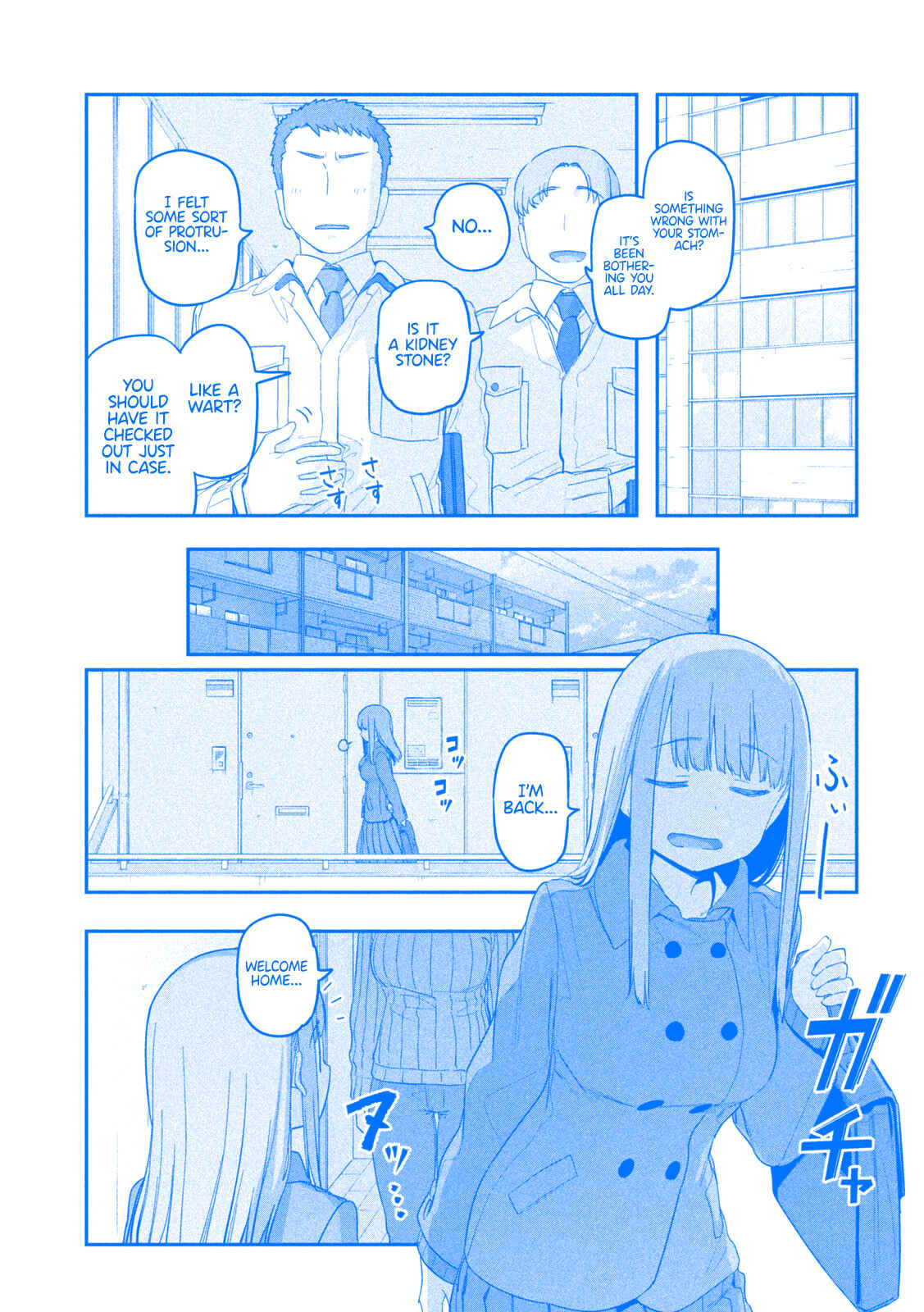 Page 10 Chapter 22 Getsuyoubi no Tawawa (Blue) (Fan Colored)
