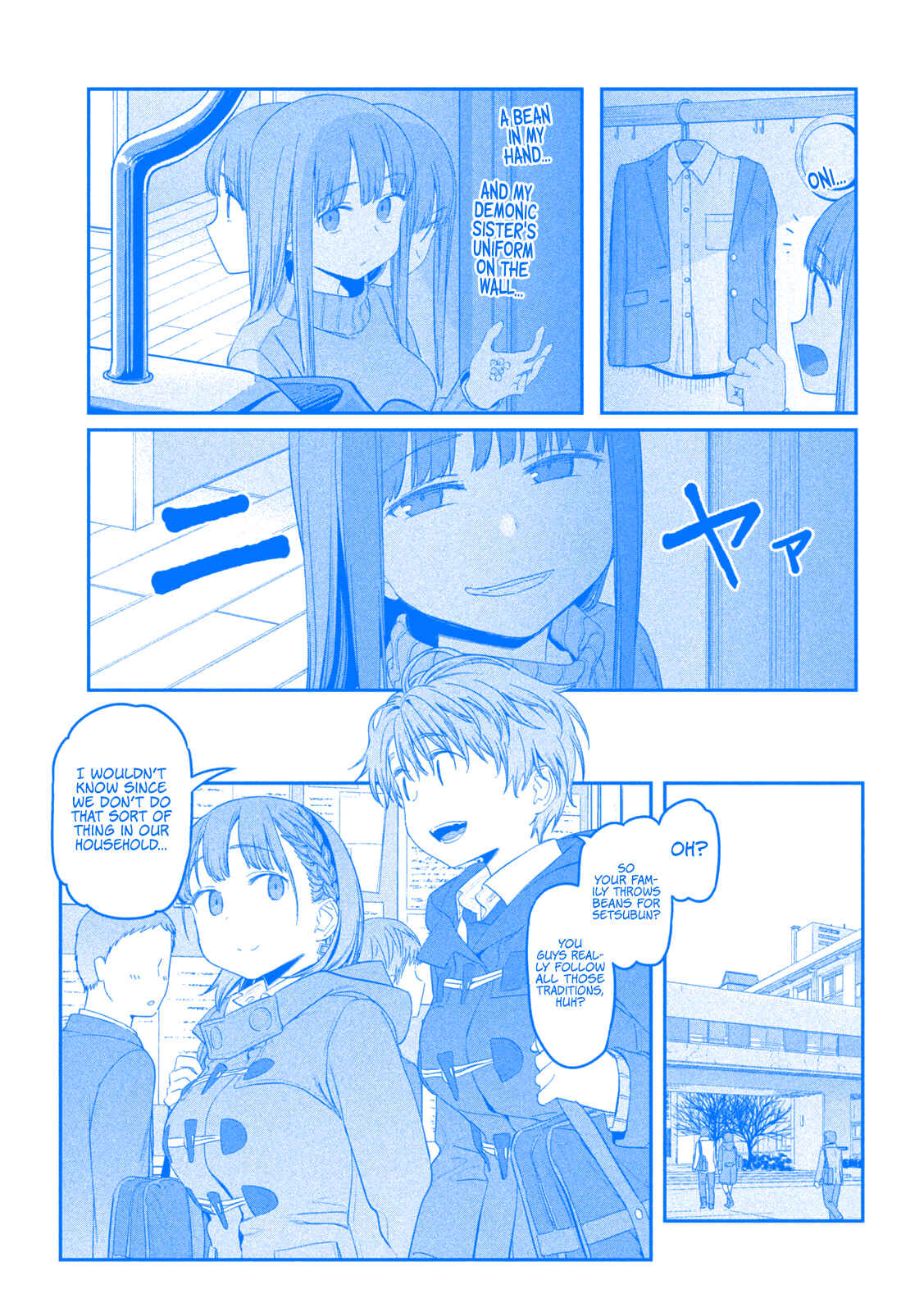 Page 4 Chapter 22 Getsuyoubi no Tawawa (Blue) (Fan Colored)