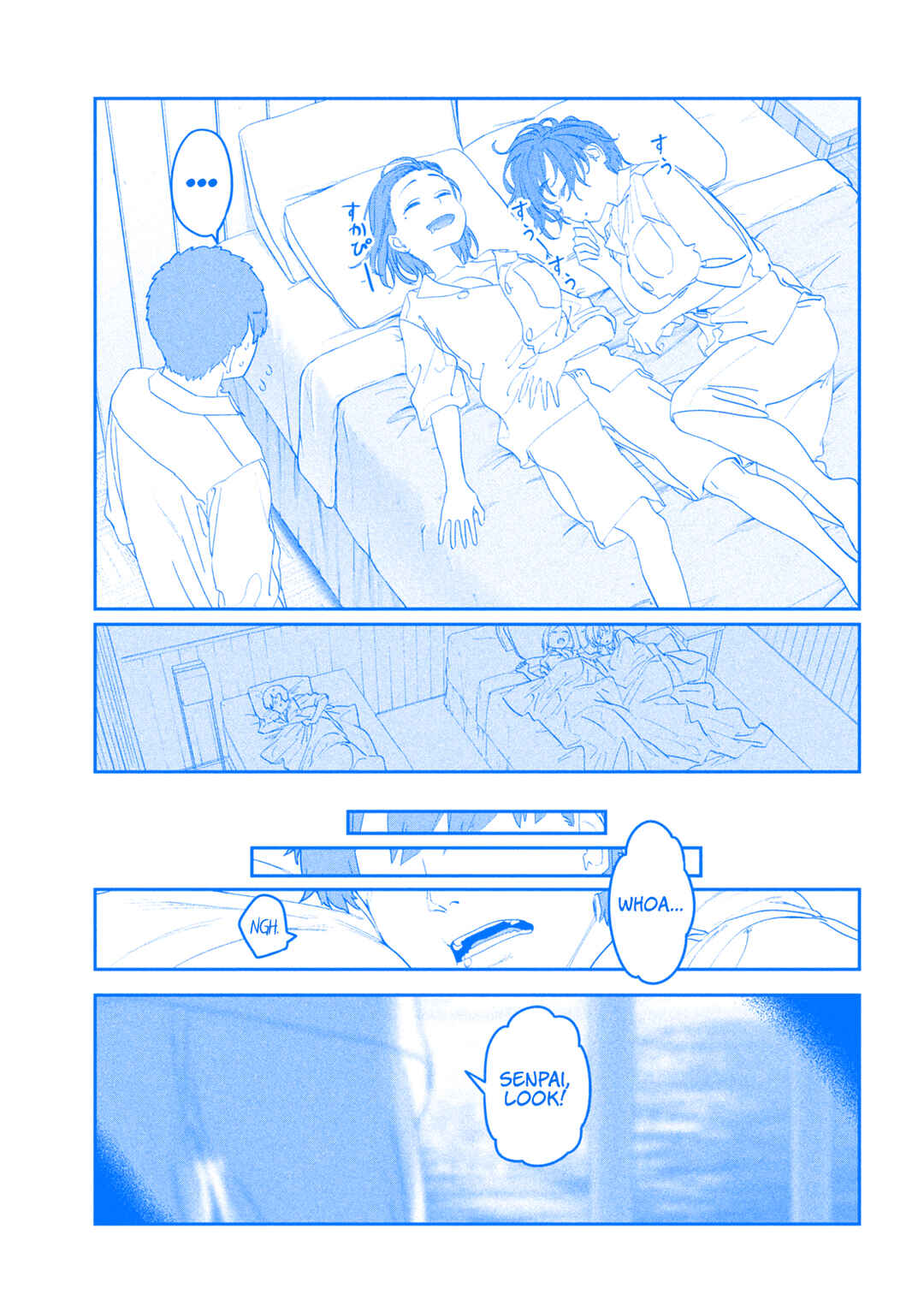 Page 12 Chapter 60 Getsuyoubi no Tawawa (Blue) (Fan Colored)