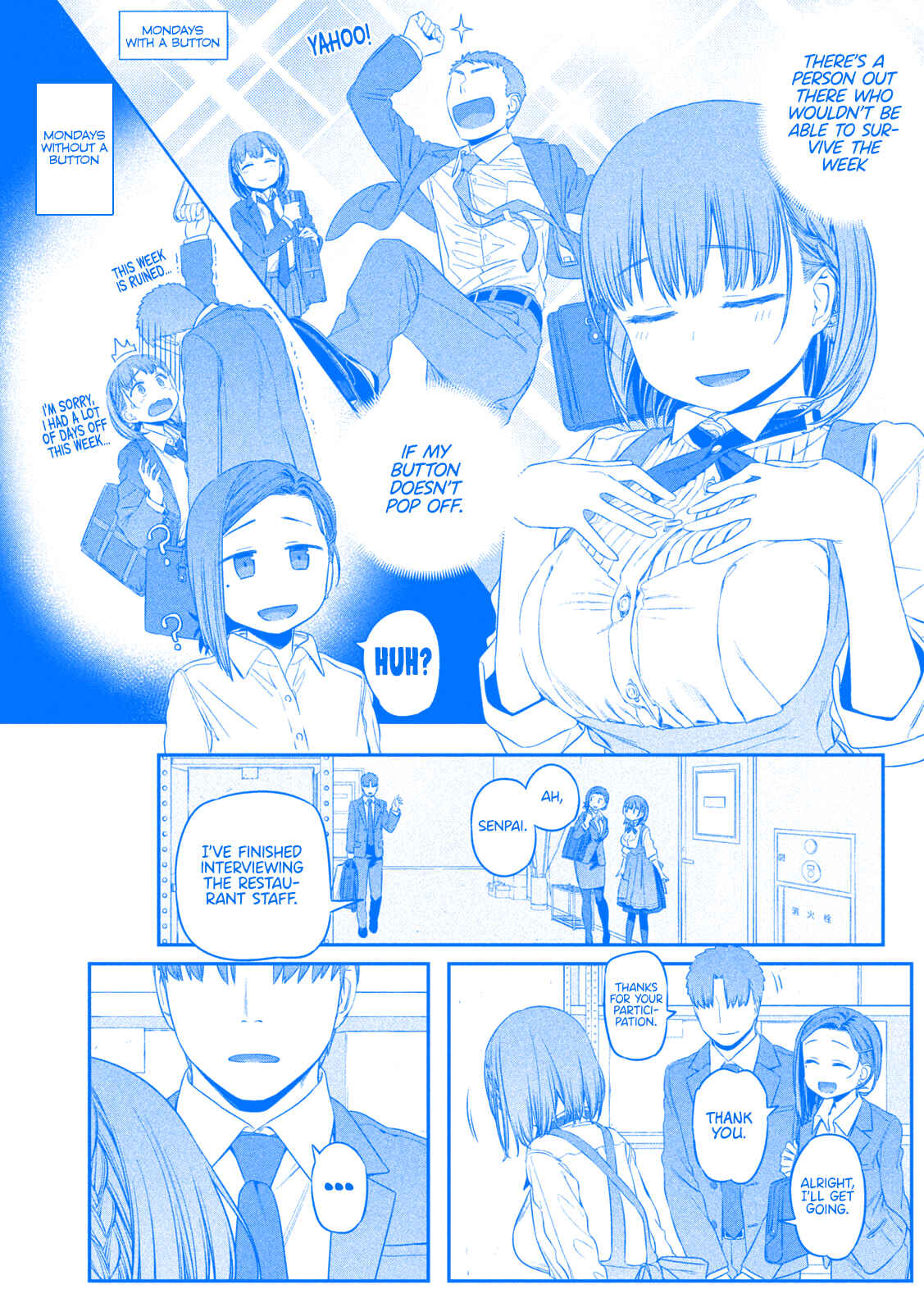 Page 7 Chapter 7 Getsuyoubi no Tawawa (Blue) (Fan Colored)