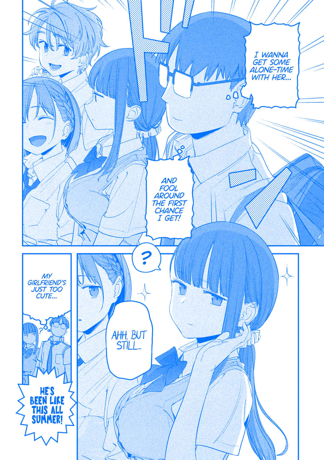 Page 3 Chapter 73 Getsuyoubi no Tawawa (Blue) (Fan Colored)