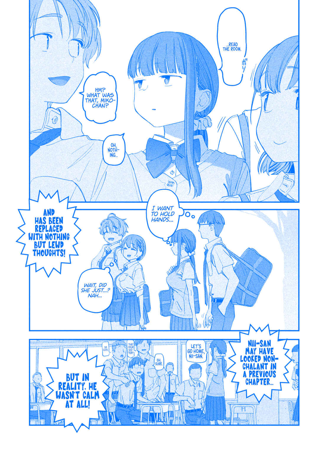 Page 6 Chapter 73 Getsuyoubi no Tawawa (Blue) (Fan Colored)
