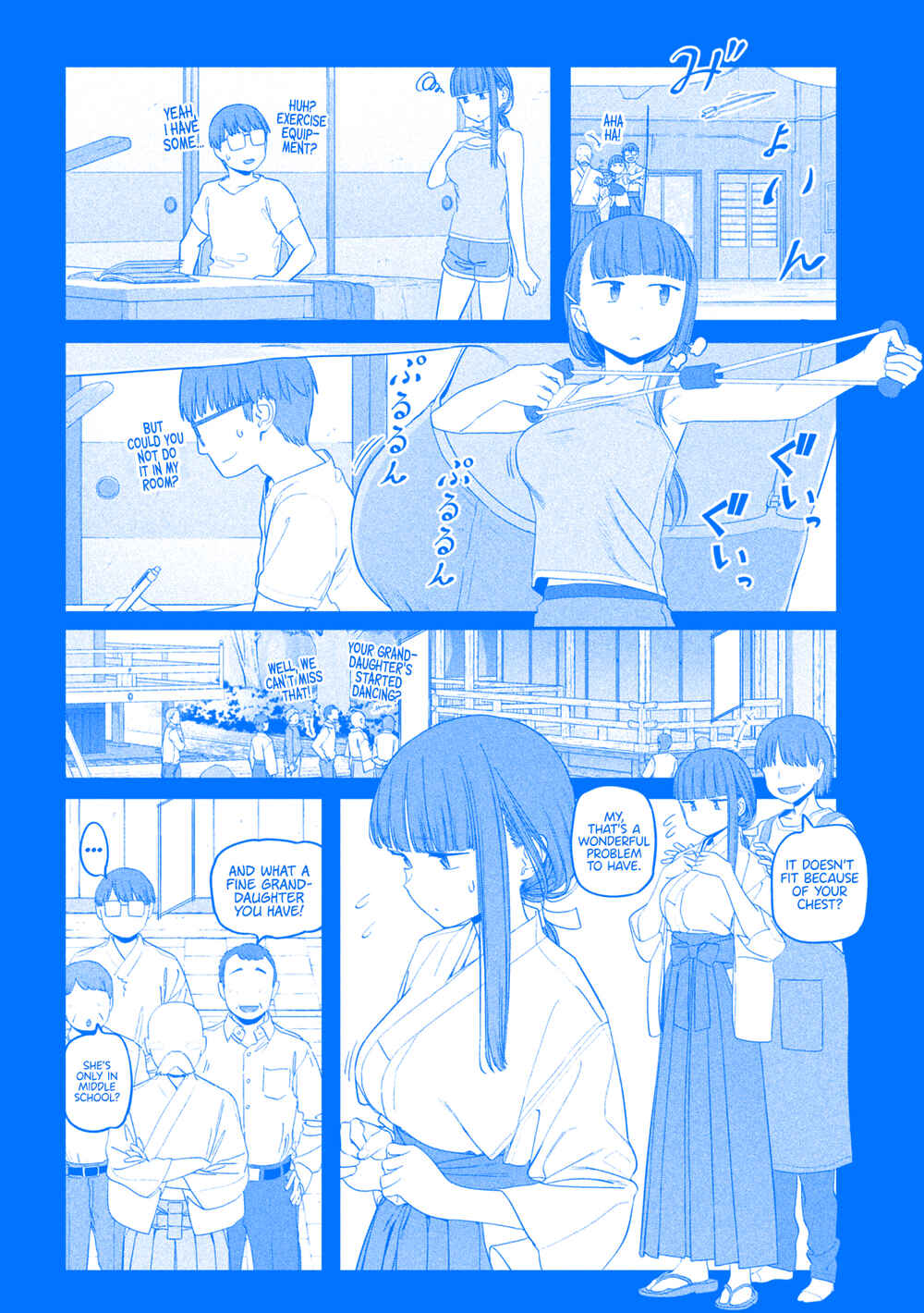 Page 10 Chapter 53 Getsuyoubi no Tawawa (Blue) (Fan Colored)