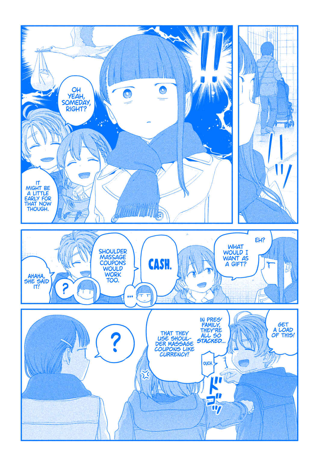 Page 9 Chapter 121 Getsuyoubi no Tawawa (Blue) (Fan Colored)