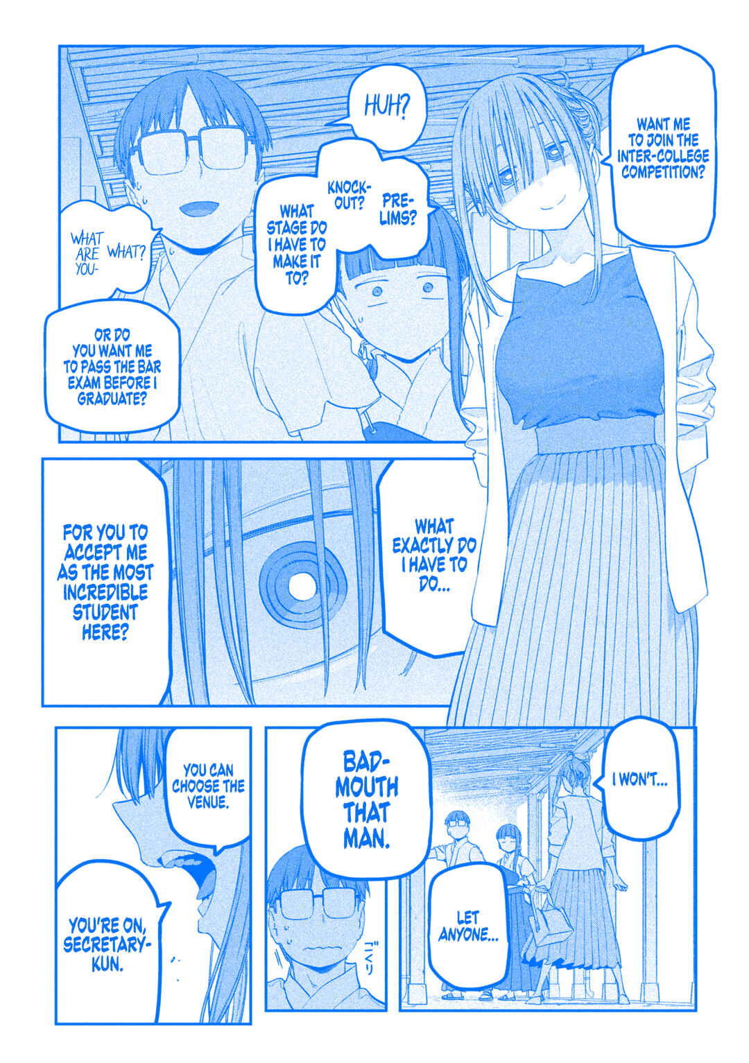 Page 10 Chapter 82 Getsuyoubi no Tawawa (Blue) (Fan Colored)