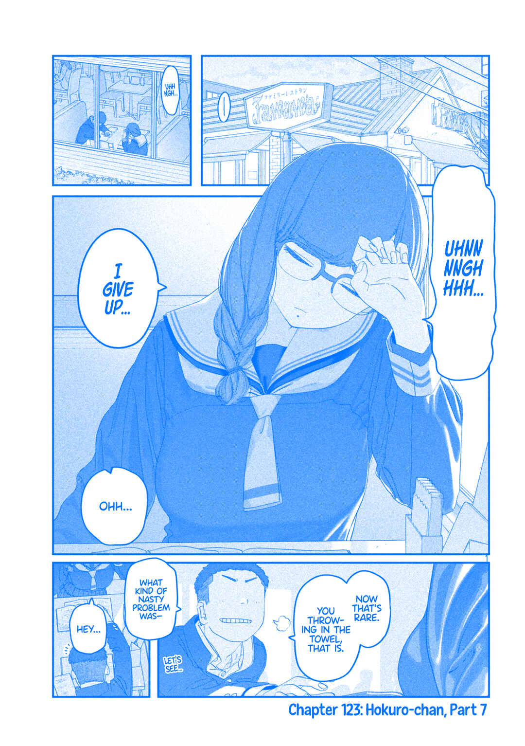 Page 2 Chapter 123 Getsuyoubi no Tawawa (Blue) (Fan Colored)