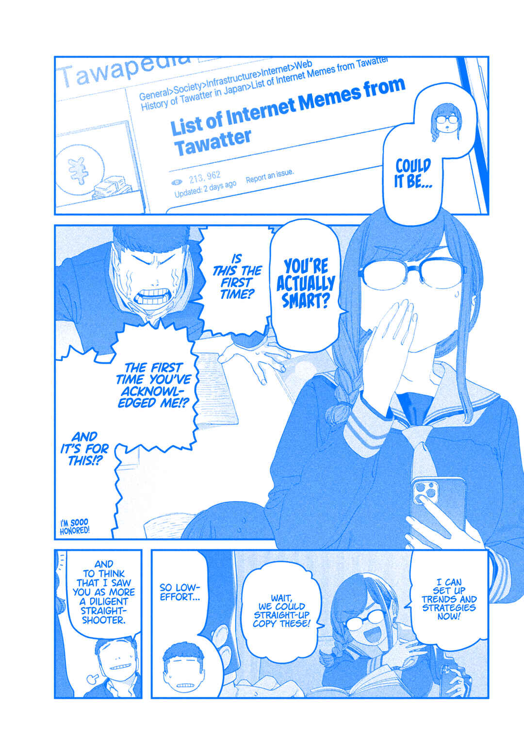 Page 6 Chapter 123 Getsuyoubi no Tawawa (Blue) (Fan Colored)