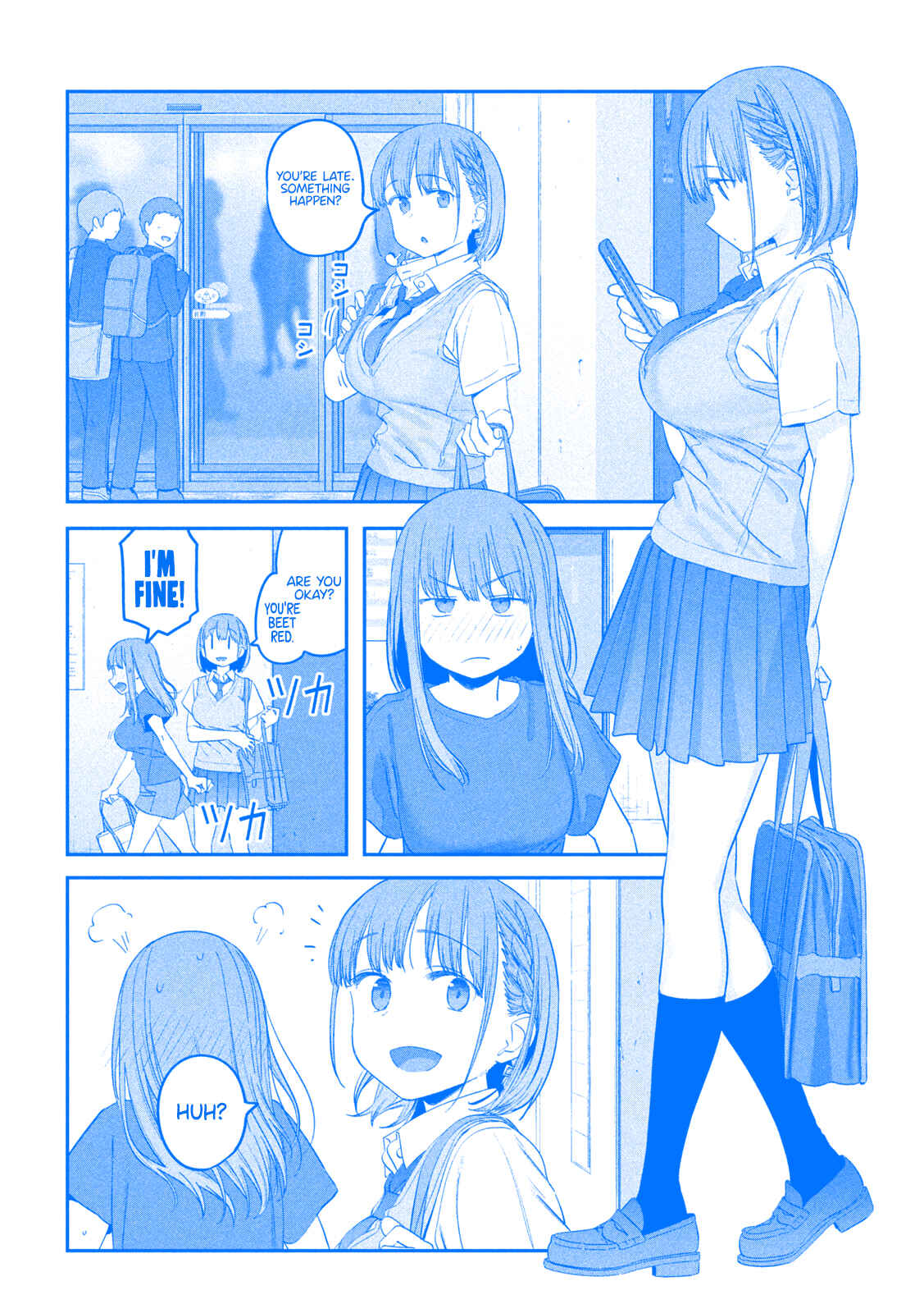 Page 12 Chapter 49 Getsuyoubi no Tawawa (Blue) (Fan Colored)
