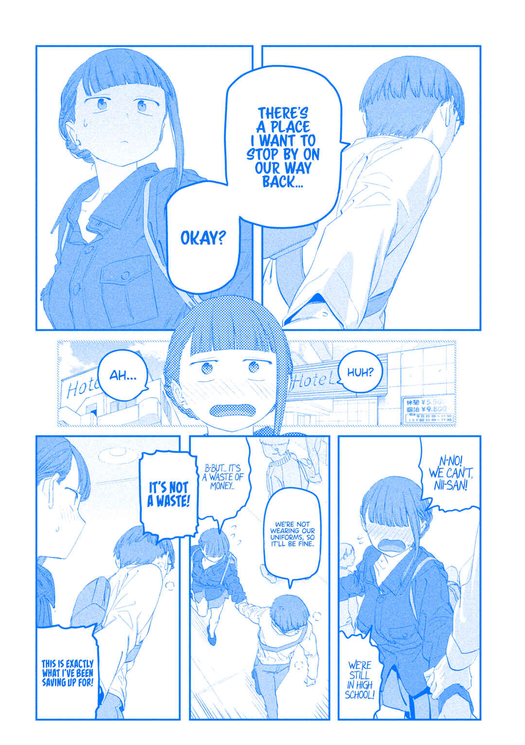 Page 11 Chapter 104 Getsuyoubi no Tawawa (Blue) (Fan Colored)