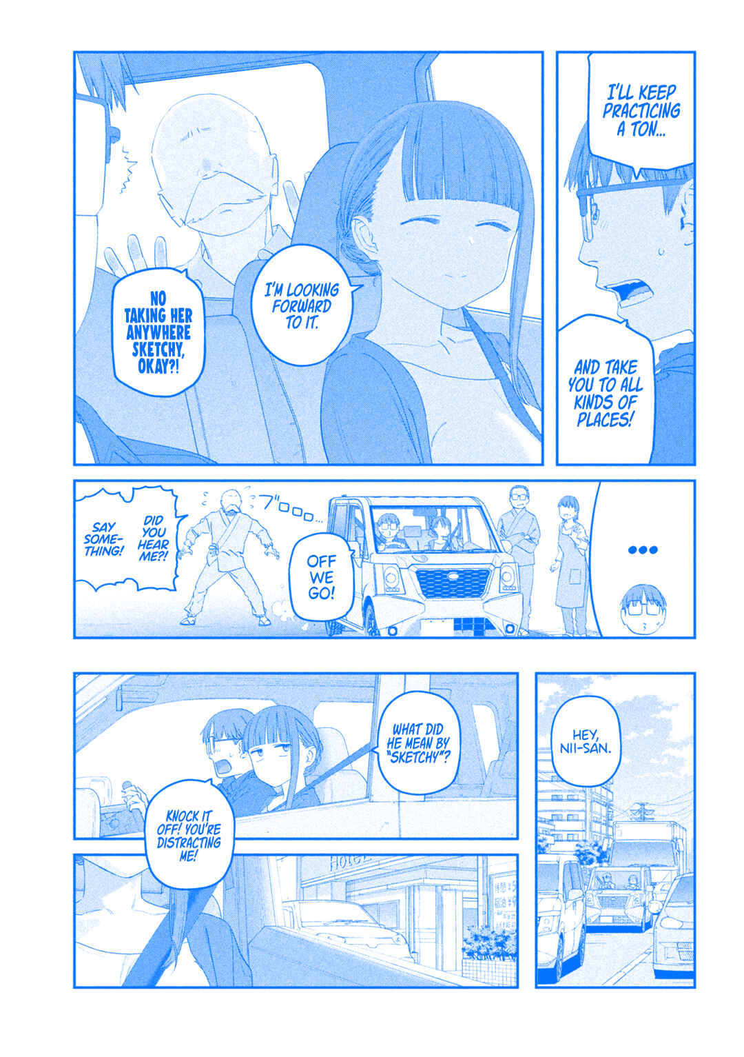 Page 4 Chapter 104 Getsuyoubi no Tawawa (Blue) (Fan Colored)
