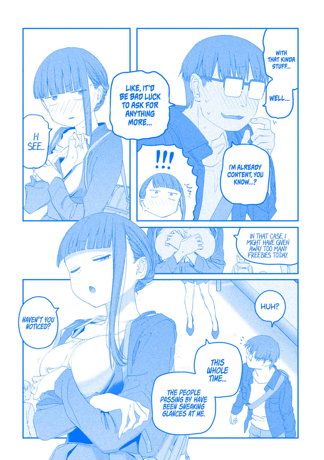 Page 7 Chapter 104 Getsuyoubi no Tawawa (Blue) (Fan Colored)