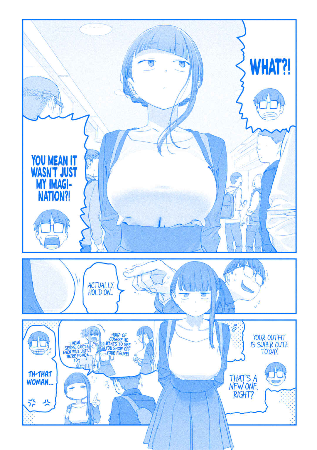 Page 8 Chapter 104 Getsuyoubi no Tawawa (Blue) (Fan Colored)