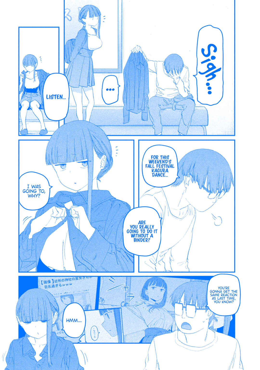 Page 9 Chapter 104 Getsuyoubi no Tawawa (Blue) (Fan Colored)