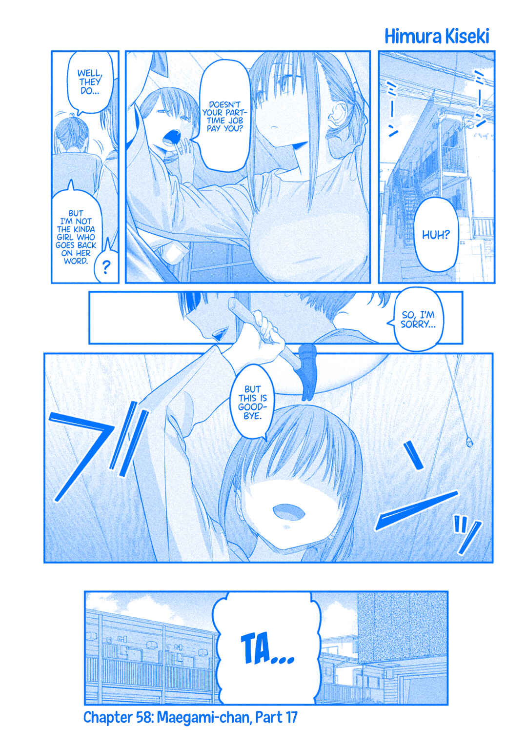 Page 1 Chapter 58 Getsuyoubi no Tawawa (Blue) (Fan Colored)