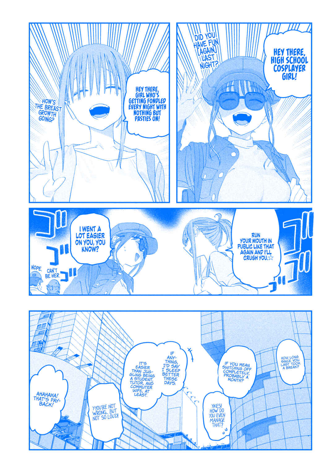 Page 4 Chapter 98 Getsuyoubi no Tawawa (Blue) (Fan Colored)