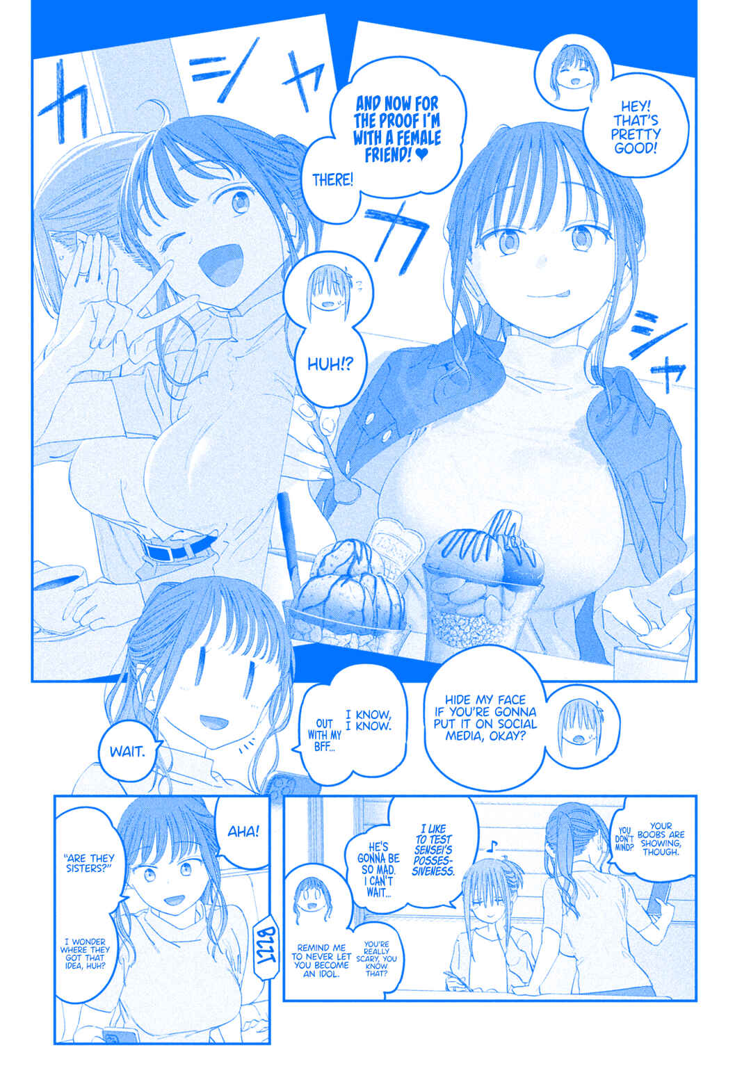 Page 6 Chapter 98 Getsuyoubi no Tawawa (Blue) (Fan Colored)