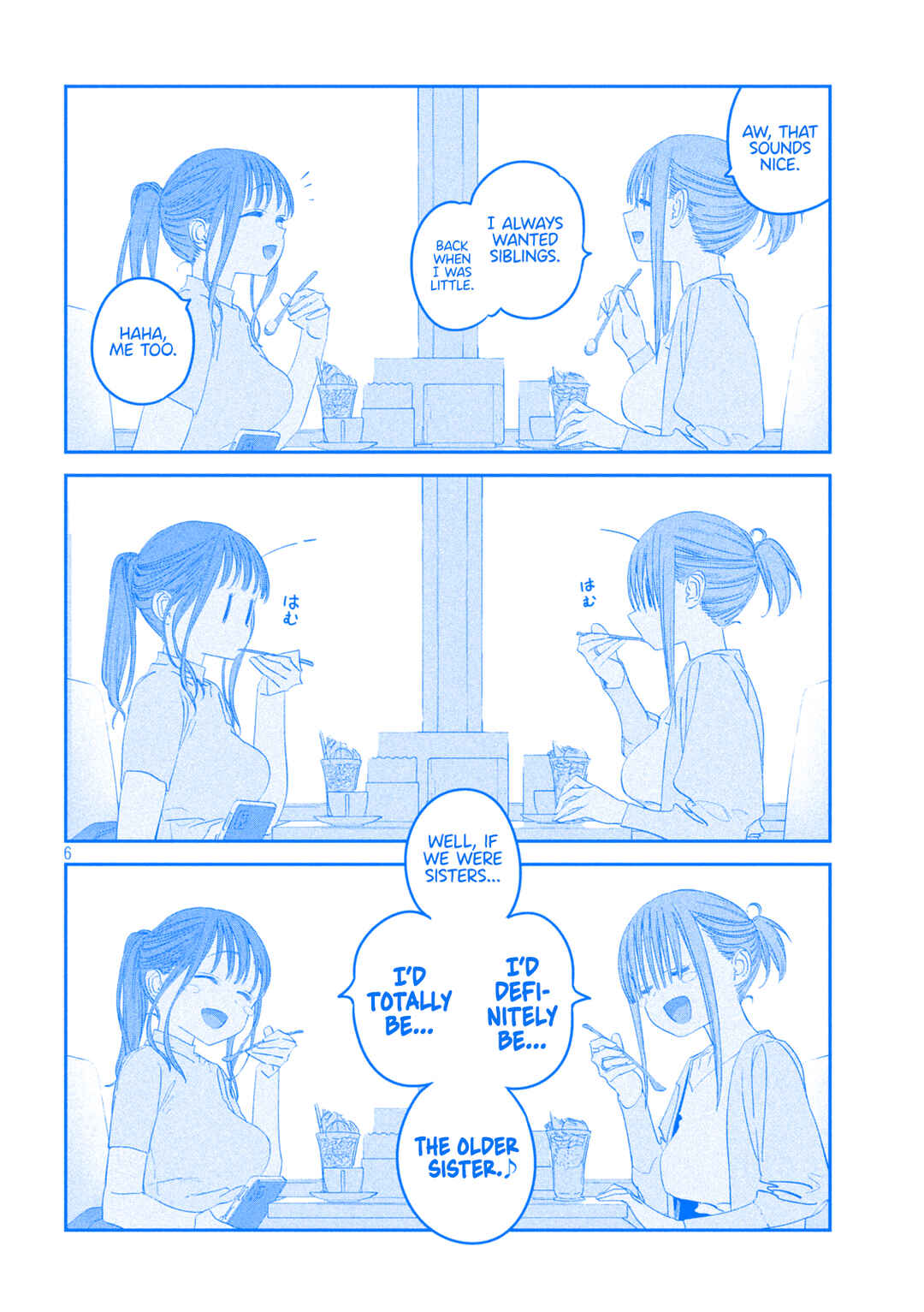Page 7 Chapter 98 Getsuyoubi no Tawawa (Blue) (Fan Colored)