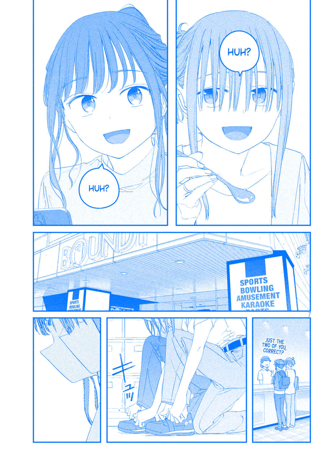 Page 8 Chapter 98 Getsuyoubi no Tawawa (Blue) (Fan Colored)