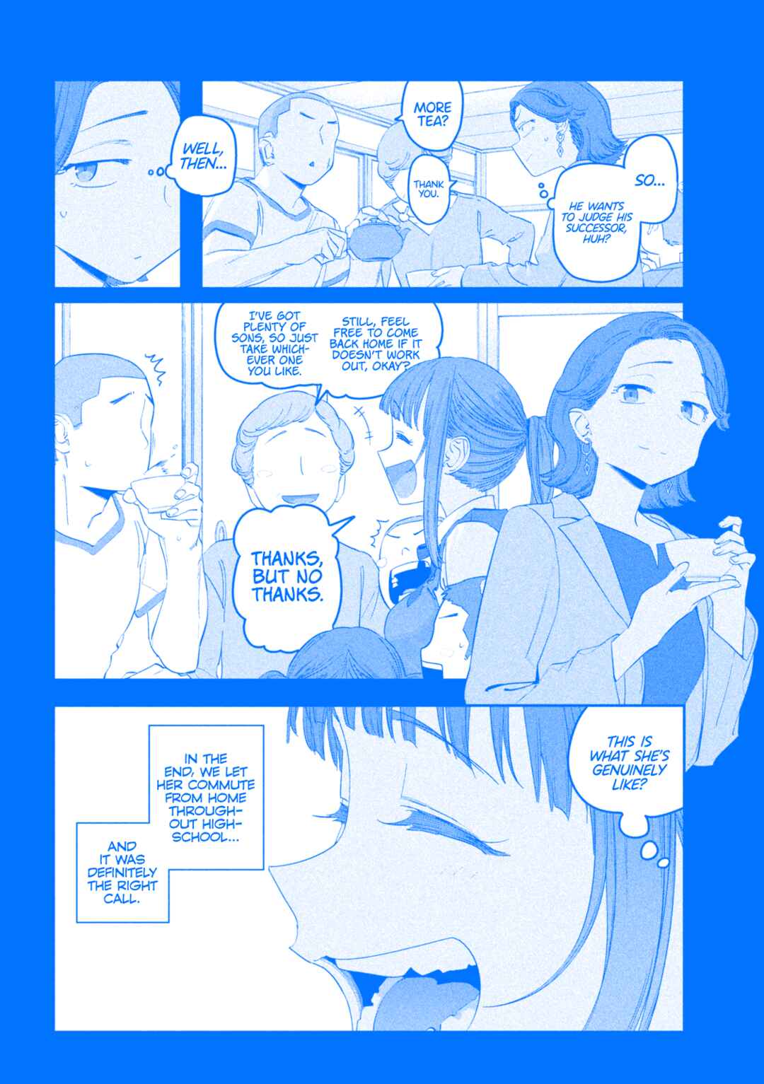 Page 7 Chapter 88 Getsuyoubi no Tawawa (Blue) (Fan Colored)