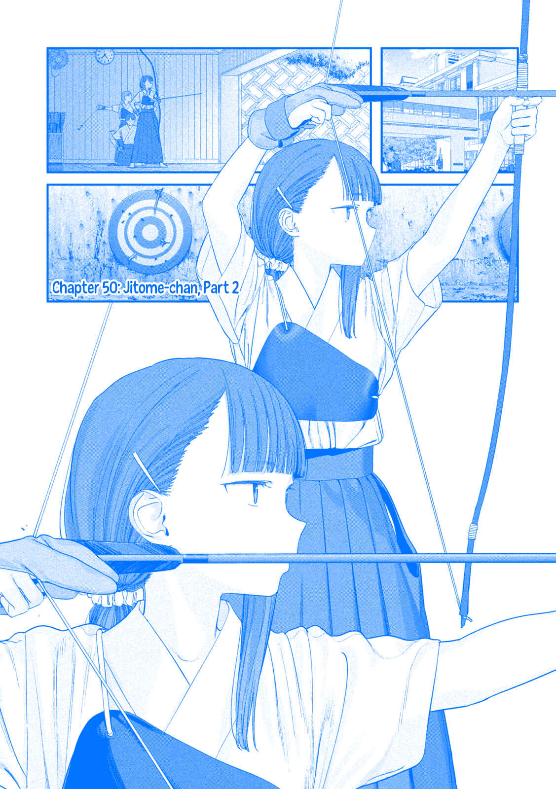 Page 1 Chapter 50 Getsuyoubi no Tawawa (Blue) (Fan Colored)