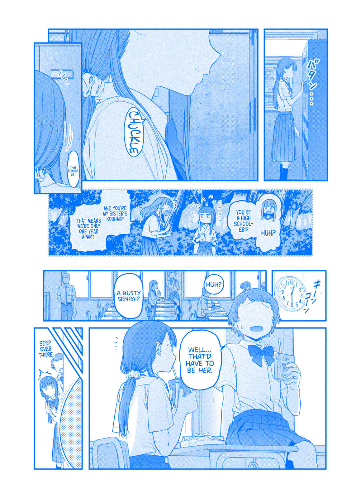 Page 7 Chapter 50 Getsuyoubi no Tawawa (Blue) (Fan Colored)